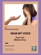 Hear My Voice Vocal Solo & Collections sheet music cover